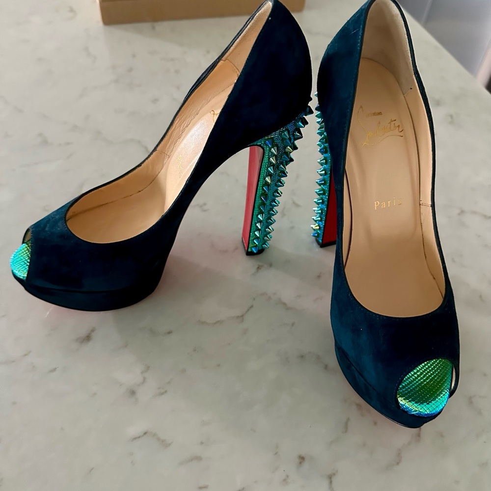 Christian Louboutin Babel Clou 150 Veau Vel/Hologramme